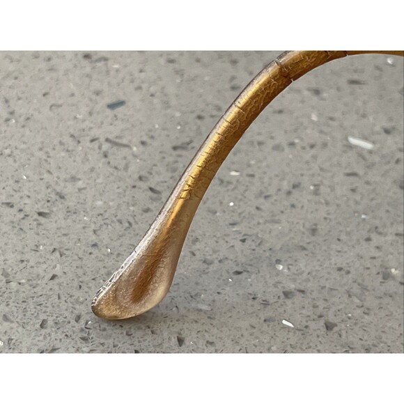 Bausch & Lomb B&L Eyeglasses Frames ONLY round oversized Italy 55-17-140 brown - Picture 10 of 15